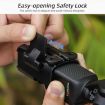 Picture of For DJI OSMO Pocket 3 Sunnylife Expansion Adapter Foldable Dual Hooks Adapter Protective Case Bracket (Black)