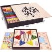 Picture of 3 in 1 B Model Wooden Multifunctional Parent-Child Interactive Children Educational Chessboard Toy Set