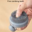Picture of Silicone Soft Tooth Bath Massage Brush Scalp Cleansing Brush Liquid Refillable (Green)