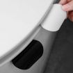 Picture of 3pcs Anti Dirty Handle Toilet Lid Lifter Bathroom Bidet Seat Lifting Lid Kit (Gray)