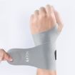 Picture of EADEN Thin Badminton Basketball Wrist Straps Wrist Protectors Tendon Sheath Strain Sports Protective Sleeve (Gray Orange)