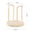 Picture of Household Disposable Cup Storage Rack Multifunctional Desktop Coffee Cup Shelf Cup Dispenser (Beige)