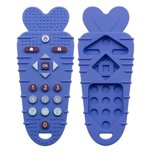 Picture of Baby Remote Control Teether Baby Anti Hand Eating Teething Stick Toys (Royal Blue)