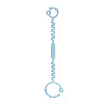 Picture of Multifunctional Silicone Bottle Loss Prevention Chain Mug Nipple Clip Fixing Cord (Light Blue)