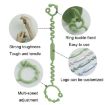 Picture of Multifunctional Silicone Bottle Loss Prevention Chain Mug Nipple Clip Fixing Cord (Light Green)