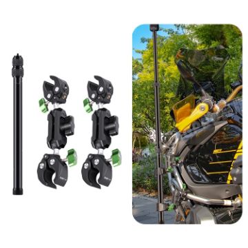 Picture of RUIGPRO Crab Clamp Action Camera Bracket Dual-Head Crab 3-Stage Selfie Stick