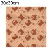 Picture of 100sheets/Pack Bear Pattern Greaseproof Paper Baking Wrapping Paper Food Basket Liners Paper 30x30cm