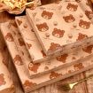 Bear Pattern Greaseproof Paper Baking Wrapping Paper 22x22cm - 3