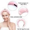 Picture of Skincare Headband Wrist Towels Set Women Puffy Headwear, Spec: Golden Velvet Blue