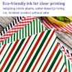 Picture of 100sheets/Pack Striped Baking Greaseproof Paper Food Placemat Paper, size: 30x30cm (Orange)