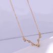Zodiac Signs Diamond Necklace - Aries Silver - 7