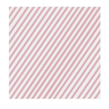Picture of 100sheets/Pack Striped Baking Greaseproof Paper Food Placemat Paper, size: 30x30cm (Pink)