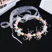 Picture of Forest Flower Wreath Hair Bands Birthday Girl Performance Accessories (White)