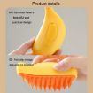 Picture of Banana Shape Pet Spray Massage Comb Electrical Cleaning Brush Hair Removal Comb For Dogs And Cats (Yellow)