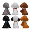 Picture of Warm Color Teddy Series Beckoning Figure Gardening Decoration Car Ornaments (Black and White)