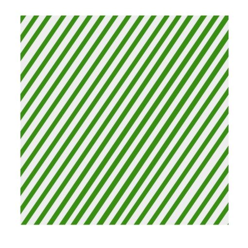 Striped Baking Greaseproof Paper Placemat - 100 Sheets, 30x30cm - Green - 1