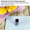 Striped Baking Greaseproof Paper Placemat - 100 Sheets, 30x30cm - Green - 6