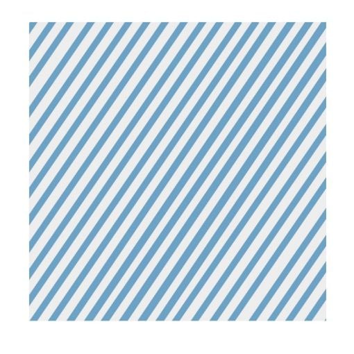 Picture of 100sheets/Pack Striped Baking Greaseproof Paper Food Placemat Paper, size: 30x30cm (Blue)