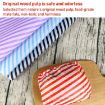 Picture of 100sheets/Pack Striped Baking Greaseproof Paper Food Placemat Paper, size: 30x30cm (Red)