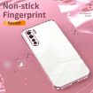 OPPO A91 Transparent Plating Fine Hole Phone Case - Silver - 4