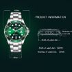 Picture of SANDA 1099 Steel Belt Electronic Watch Men Quartz Watch Simple Personalized Wristwatch (Blue Red Circle)