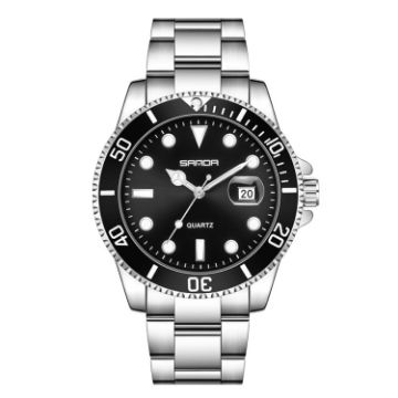 Picture of SANDA 1099 Steel Belt Electronic Watch Men Quartz Watch Simple Personalized Wristwatch (Black)