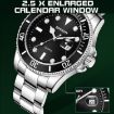 Picture of SANDA 1099 Steel Belt Electronic Watch Men Quartz Watch Simple Personalized Wristwatch (Black)