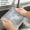 Picture of 10pcs Single Layer 20x20cm Double-sided Silver Wire Wipes Dish Towel Household Cleaning Degreasing Steel Wire