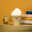Picture of Ice Cream Duck Cartoon Night Light Bedroom USB Charging Ambient Lamp (Yellow And White)
