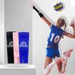 Picture of 1pair Volleyball Arm Sleeves Passing Forearm Guard with Protection Pad and Thumbhole, Spec: Youth Style White