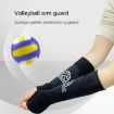 Picture of 1pair Volleyball Arm Sleeves Passing Forearm Guard with Protection Pad and Thumbhole, Spec: Youth Style Black