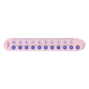 Picture of Montessori Math Decomposition Ruler for Kindergarten Children - Numbers, Addition, Subtraction - Teaching Aid - 25.5cm (Pink)