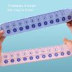 Picture of Montessori Math Decomposition Ruler for Kindergarten Children - Numbers Addition and Subtraction Teaching Aid - 25.5cm (Blue)