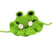 Picture of Pet Headgear Props Cats And Dogs Knitted Hat Headwear, Size: M (Frog Hat)