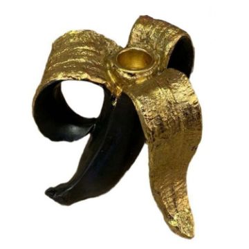 Banana Candle Holder Resin Ornament (Black) - 1