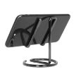Picture of Wrought Iron Stable Desktop Tablet Phone Lazy Stand Office Business Card Holder (Black)