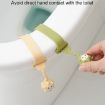 Picture of Anti Dirty Handle Toilet Lid Lifter Bathroom Bidet Seat Lifting Lid (Green)