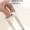 Stainless Steel Mashed Potato Masher - Yellow - 4