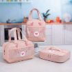 Picture of Cartoon Portable Lunch Bag Oxford Cloth Insulation Meal Bag, Style: Horizontal Pink