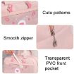 Picture of Cartoon Portable Lunch Bag Oxford Cloth Insulation Meal Bag, Style: Vertical Pink