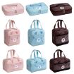 Picture of Cartoon Portable Lunch Bag Oxford Cloth Insulation Meal Bag, Style: Flat Pink