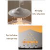 Picture of UFO Water Drop Aromatherapy Humidifier Desktop Remote Control Diffuser, Plug: UK Plug (Wood Grain)