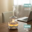 UFO Water Drop Aromatherapy Humidifier - UK Plug (White) - 9