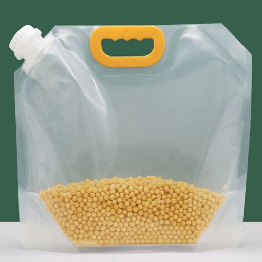 Picture of 5pcs Portable Food Packaging Bag Grain Sealed Bag Fresh-keeping Storage Bag, Capacity: 2.5kg