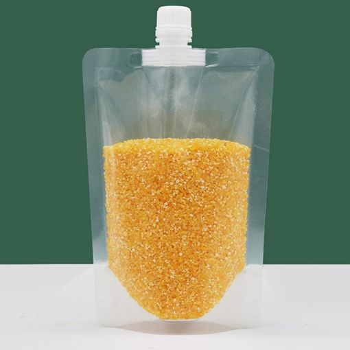 Picture of 5pcs Portable Food Packaging Bag Grain Sealed Bag Fresh-keeping Storage Bag, Capacity: 500g