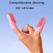Pet Teeth Cleaning Finger Toothbrush for Dogs and Cats (Blue Green) - 4