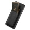 OnePlus Nord CE 5G Retro Leather Card Bag Magnetic Phone Case - Black - 4