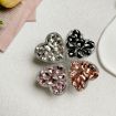 Picture of Rhinestone Heart-shaped Desktop Portable Stable Retractable Airbag Mobile Phone Holder, Color: Pink