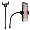 Picture of Live Beauty Ring Light Phone Clip 360 Rotating Heads Hose Clamp Stand (Black)