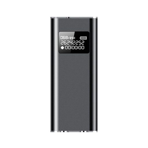 Q25 Intelligent Voice Recorder 16GB Black - HD Noise Canceling - Back Clip - Voice Reporter - 1